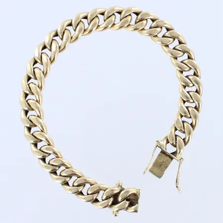 Viallinen panssariranneketju, leveys 9,8mm, pituus 190mm, 585,  Paino: 17,5 g