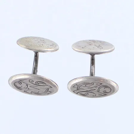 Kalvosinnapit, kaiverrettu, mitat 13x19,5mm, 813,  Paino: 11,9 g