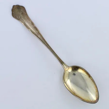 Ruokalusikka, chippendale, kaiverrettu, pituus 170mm, 813h,  Paino: 33,1 g