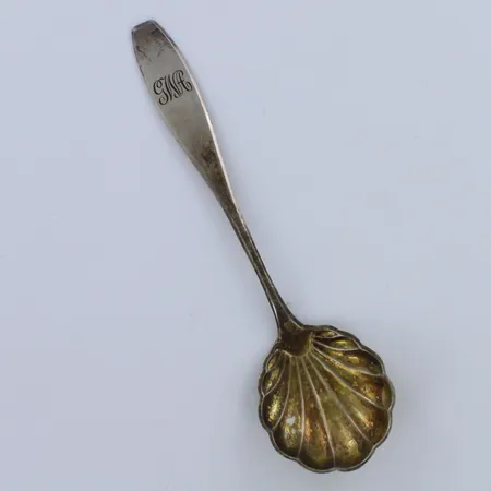 Sokerilusikka, kaiverrettu, pituus 118mm, 813h,  Paino: 11,8 g