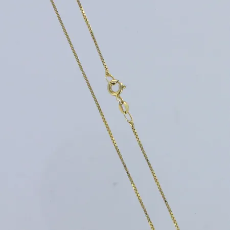Venetsia-kaulaketju, pituus 45,5cm, 585,  Paino: 2,2 g