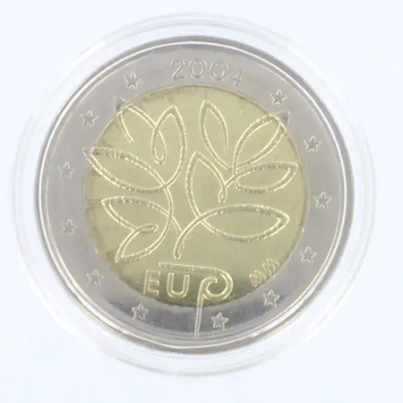 2 euron kolikko, 2004 MM, nimellisarvo 2 euroa