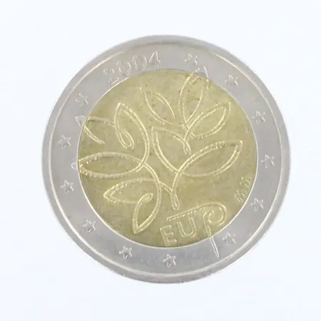 2 euron kolikko, 2004 MM, nimellisarvo 2 euroa