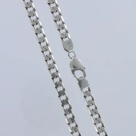 Panssarikaulaketju, pituus 52cm, leveys 7mm, 925,  Paino: 54,1 g