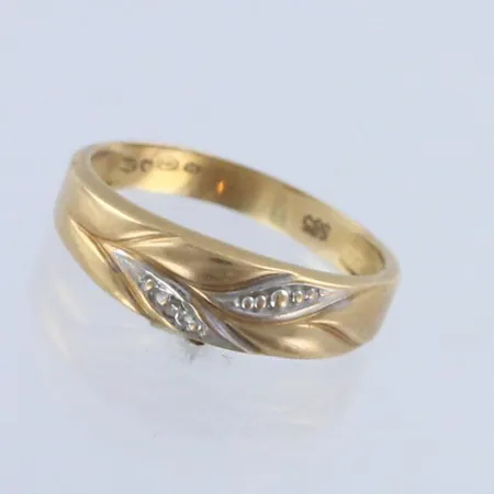 Timanttisormus 1xn.0.005ct, koko 16, 585,  Paino: 1,4 g