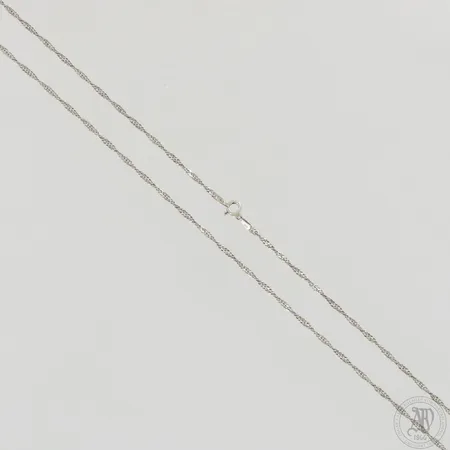 Cordell-kaulaketju, pituus ja leveys 93cm ja 2mm, 925,  Paino: 7,4 g