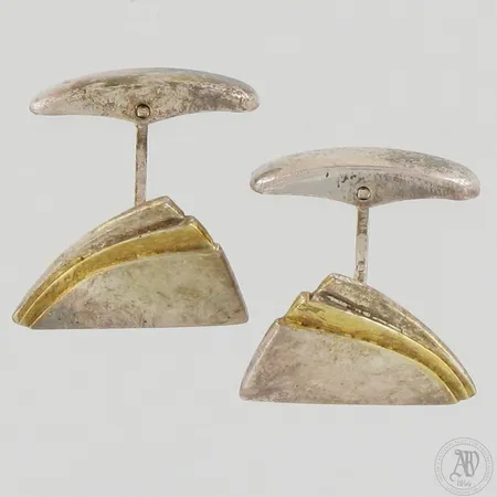 Kalvosinnapit, koko 20X15mm, 925br,  Paino: 6,9 g