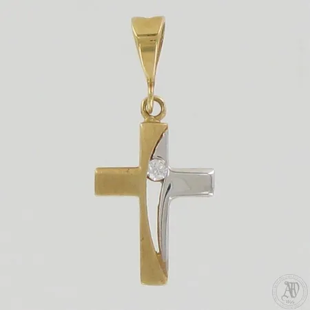 Ristiriipus kivellä, korkeus ja leveys 25mm ja 10mm, 585br,  Paino: 1,1 g