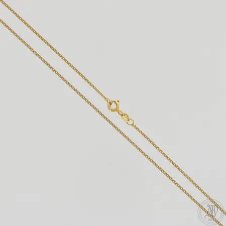 Panssarikaulaketju, pituus ja leveys 43cm ja 1mm, 585,  Paino: 1,9 g