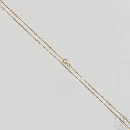 Panssarikaulaketju, pituus ja leveys 59cm ja 1mm, 585,  Paino: 3,5 g