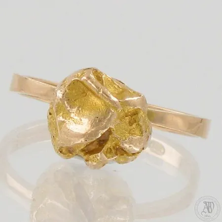 Sormus, koko 19½, 585,  Paino: 3 g