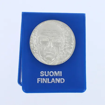 Juhlaraha, Urho Kekkonen 1975, nimellisarvo 10 markkaa, 500, Paino: 23,7 g