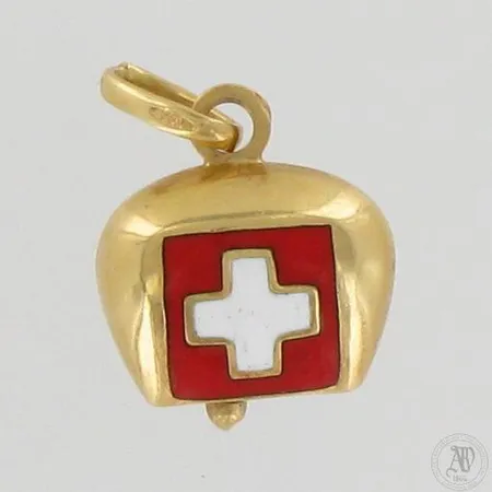 Kello-riipus Sveitsi, korkeus ja leveys 20mm ja 14mm, 750br,  Paino: 2,4 g