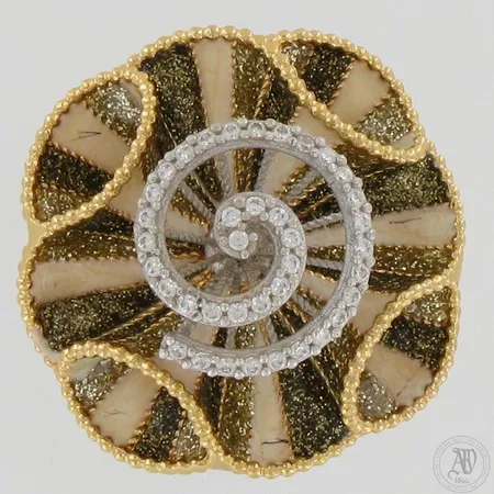 Kivisormus, koko 17½, käytön jälkiä, 750br,  Paino: 12 g