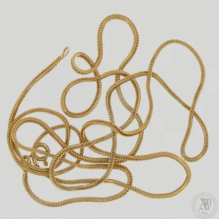 Viallinen kaulaketju, 750,  Paino: 9,7 g