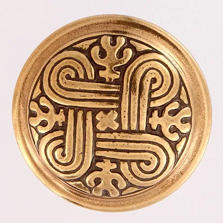 Rintaneula, Kalevala Koru, Hannunvaakuna, Ø28mm,  pronssi