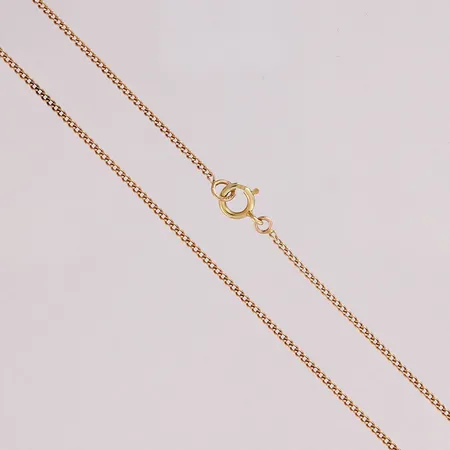 Panssarikaulaketju, pituus 60,5cm, leveys 1,1mm, 585, Paino: 2,9 g