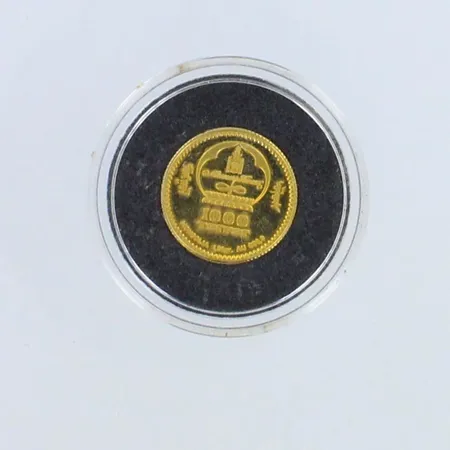 Kultaraha, 1000 Tögrög (Leonardo Da Vinci), 999kulta,  Paino: 1,2 g
