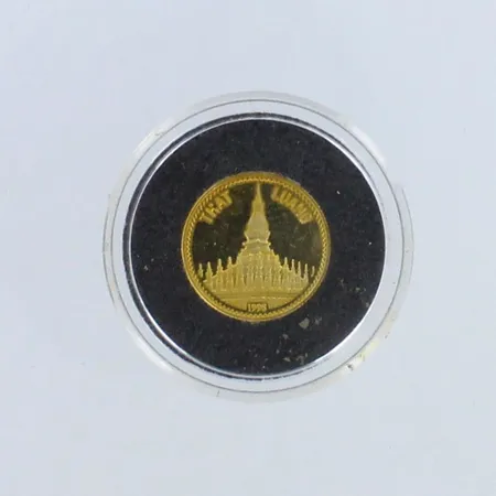  Kultaraha, 2000 Kip (That Luang), 1998, 999kulta,  Paino: 1,2 g