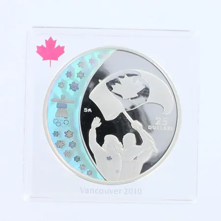 Juhlakolikko, nimellisarvo , Athletes Pride Vancouver 2010 Olympic Winter Games, 925, Paino: 27,8 g