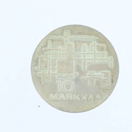 Juhlaraha Suomi Finland 1917-1967, nimellisarvo 10mk, 900,  Paino: 24,1 g