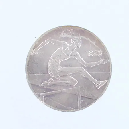 Juhlaraha, Yleisurheilun MM 1983, nimellisarvo 50 mk, 500,  Paino: 21,9 g