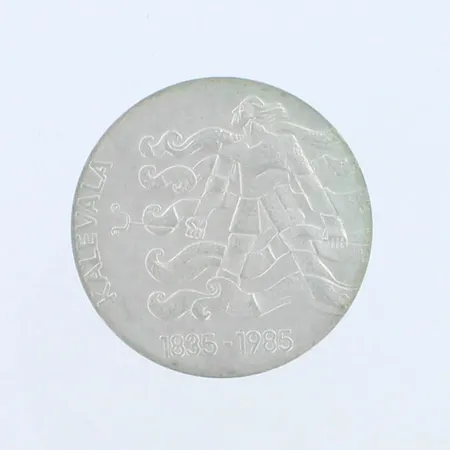 Hopearaha, Kalevala 1835-1985, nimellisarvo 50mk, 500,  Paino: 20,2 g