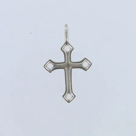 Risti-riipus, kalevala koru, korkeus 30mm, 925,  Paino: 2 g