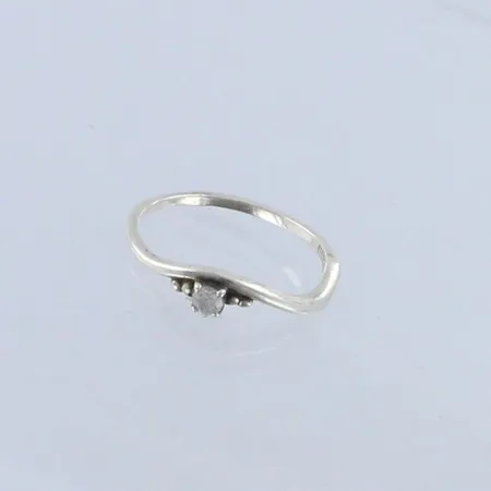Kivisormus, koko 15½, 925br,  Paino: 0,8 g