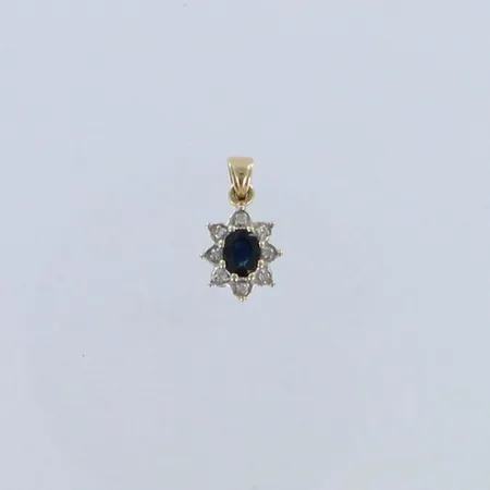 Diana-kiviriipus timanteilla 8xn.0.005ct, korkeus 15mm, 585br,  Paino: 1 g