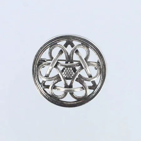 Rintaneula, kalevala koru, Ø27mm, 925,  Paino: 5,1 g