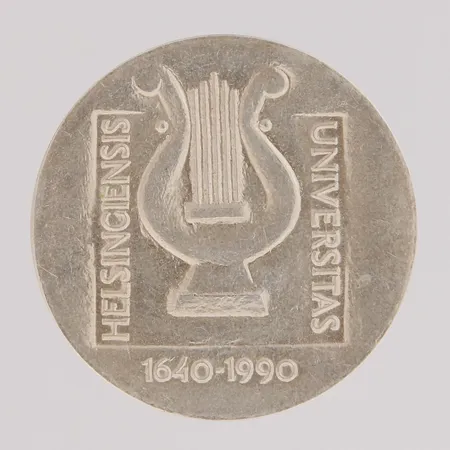 Juhlaraha, 100 Markkaa, 1990, Yliopisto Helsinki 1640-1990, 830, Paino: 24,4 g