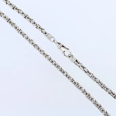 Kuningaskaulaketju, pituus 66cm, paksuus 5,5mm, 925,  Paino: 93,2 g