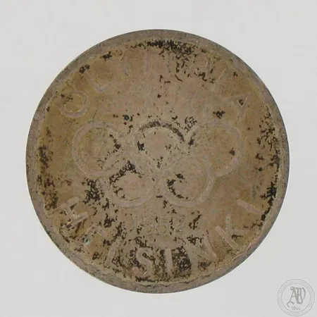 Juhlaraha Suomi Olympia XV Helsinki 1952, nimellisarvo 500mk, 500,  Paino: 12,2 g