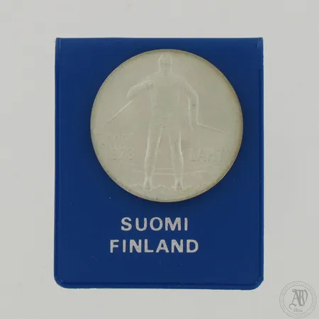 Juhlaraha Lahti MM 1978, nimellisarvo 25mk, 500,  Paino: 26,3 g