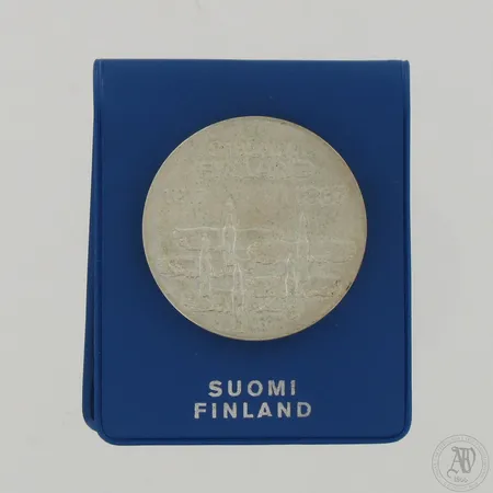 Juhlaraha Suomi Finland 1917-1967, nimellisarvo 10mk, 900,  Paino: 23,9 g