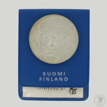 Juhlaraha J. K. Paasikivi 1970, nimellisarvo 10mk, 500,  Paino: 22,6 g