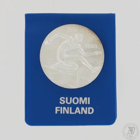Juhlaraha Yleisurheilun MM 1983, nimellisarvo 50mk, 500,  Paino: 21,9 g