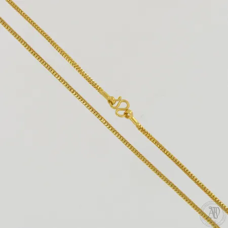 Kaulaketju, pituus ja leveys 51,5cm ja 3mm, 965,  Paino: 45,5 g