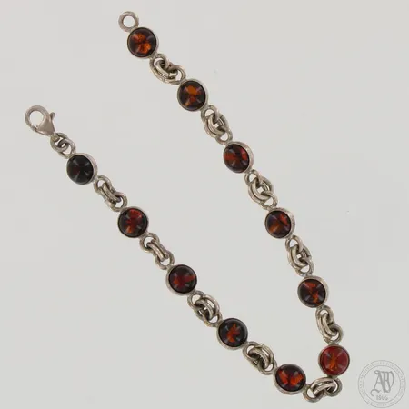 Meripihkaranneketju, pituus ja leveys 180mm ja 5mm, 925br Paino: 7,8 g