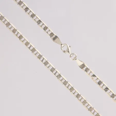Kaulaketju, pituus 59,5cm, leveys 4mm, 925, Paino: 12,9 g