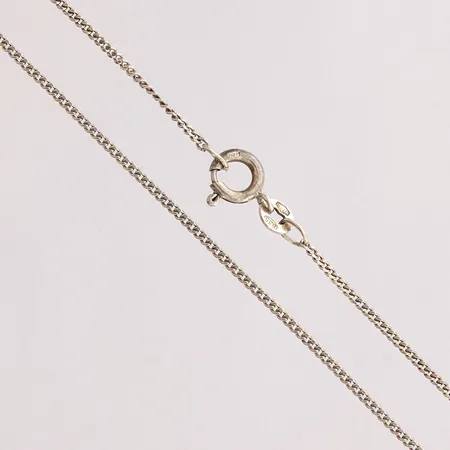 Panssarikaulaketju, pituus 38,5cm, leveys 1,2mm, 925, Paino: 2 g