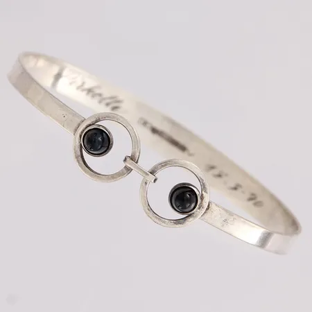 Kivirannerengas, Ø59mm, kaiverrettu, vuodelta 1962, 813br, Paino: 10,9 g