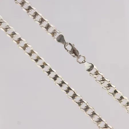 Panssarikaulaketju, pituus 50cm, leveys 6,5mm, 925, Paino: 35,4 g