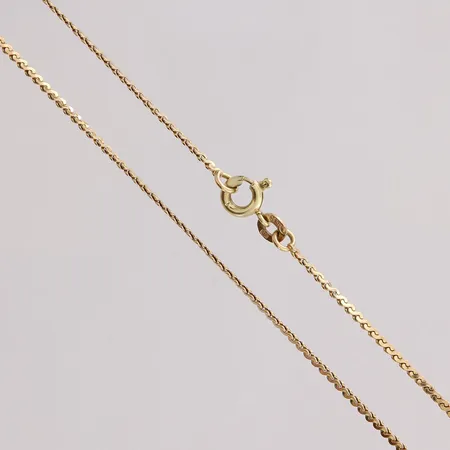 kaulaketju, pituus 43cm, leveys 1,3mm, 585, Paino: 3,5 g