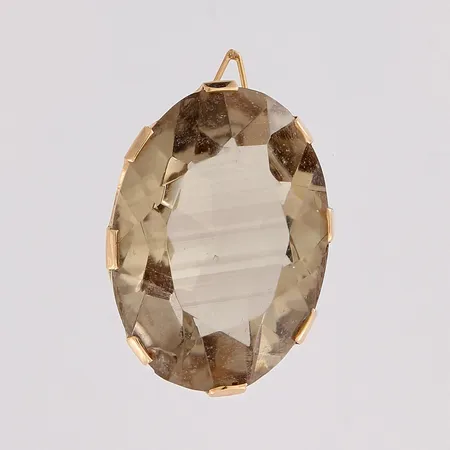 Viallinen kivirintaneula, neula puuttuu, leveys 24mm, korkeus 17mm, 585br, Paino: 5,9 g