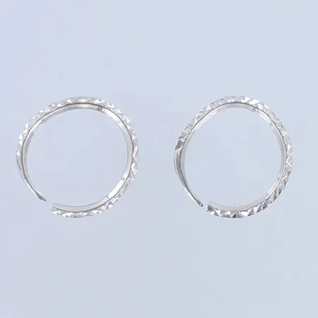 Platina korvakorut, Ø15mm, 950platina, 