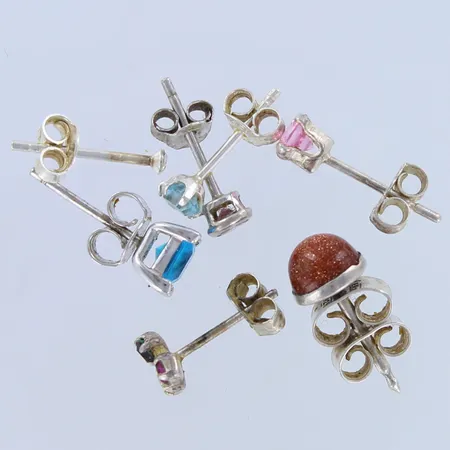 Seitsemän kivikorvakorua, korkeus 2-6mm, 813-925br,  Paino: 2,4 g