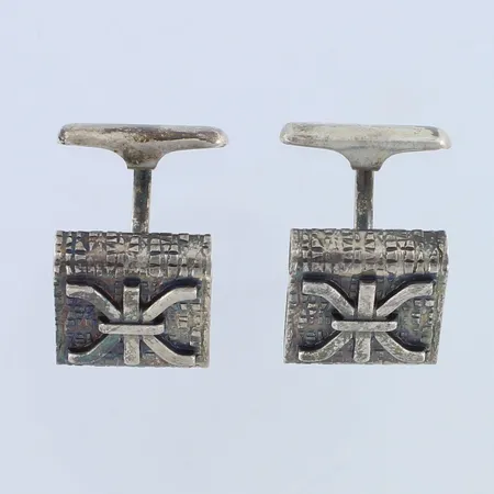 Kalvosinnapit, mitat 16x17,5mm, 925,  Paino: 13,1 g