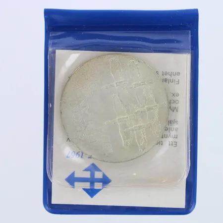 Juhlaraha Suomi Finland 1917-1967, nimellisarvo 10mk, 900, Paino: 24,1 g Paino: 24,1 g